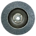 Weiler 6" Tiger Paw Abrasive Flap Disc, Angled (TY29), 40Z, 5/8"-11 UNC 51179